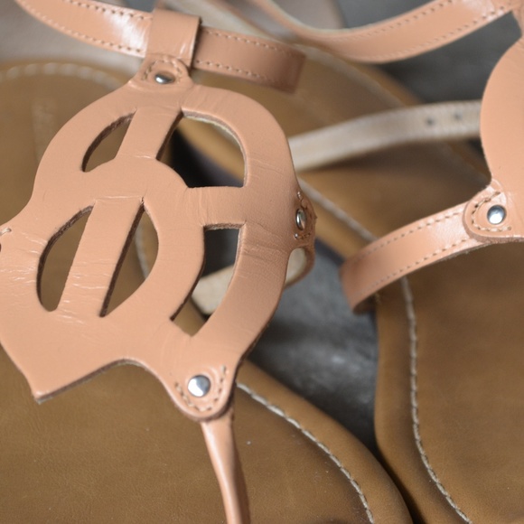 DAPPER Strappy Beige Sandals - Picture 2 of 6